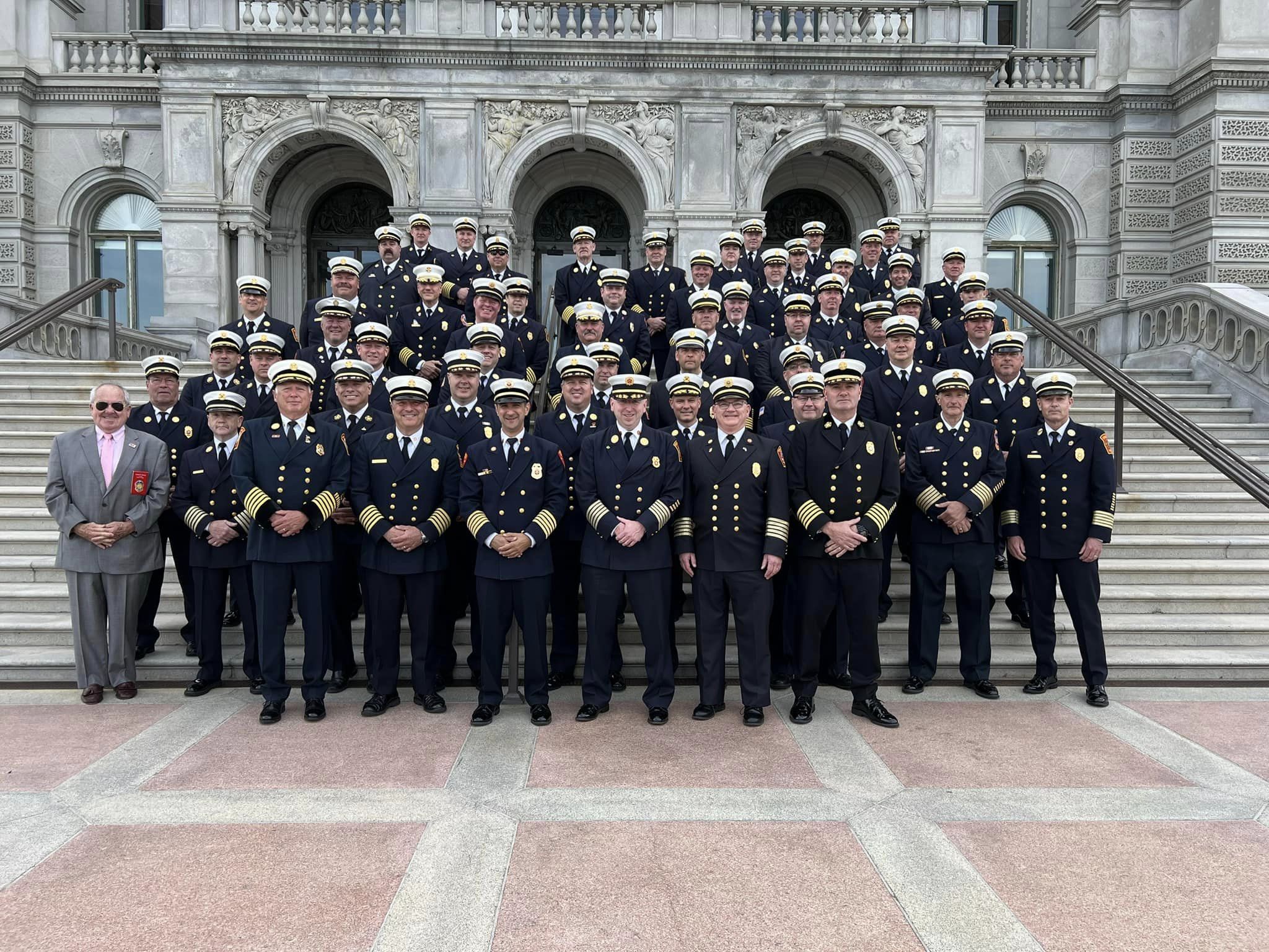 Bristol County chiefs pose for group photo